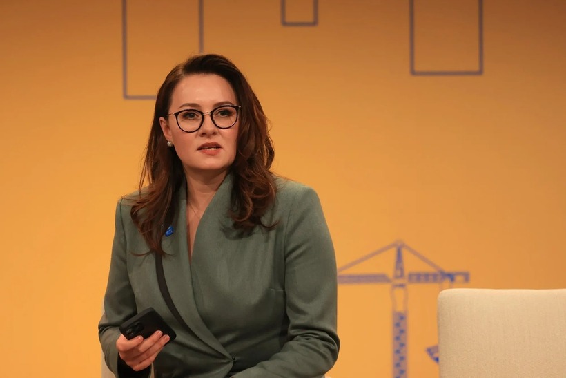 Quốc hội Ukraine đã phê chuẩn bà Yulia Svyrydenko giữ chức Thủ tướng nước này. Ảnh: Bloomberg