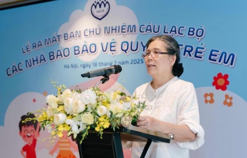 Chủ tịch Hội Bảo vệ Quyền trẻ em Việt Nam Nguyễn Thị Thanh Hòa