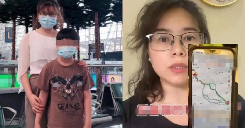 Ngoài vụ việc trong cốp xe, bà Vương còn tố cáo cha và mẹ kế của bé trai đã gây áp lực tinh thần lên con. Ảnh: Seehua.