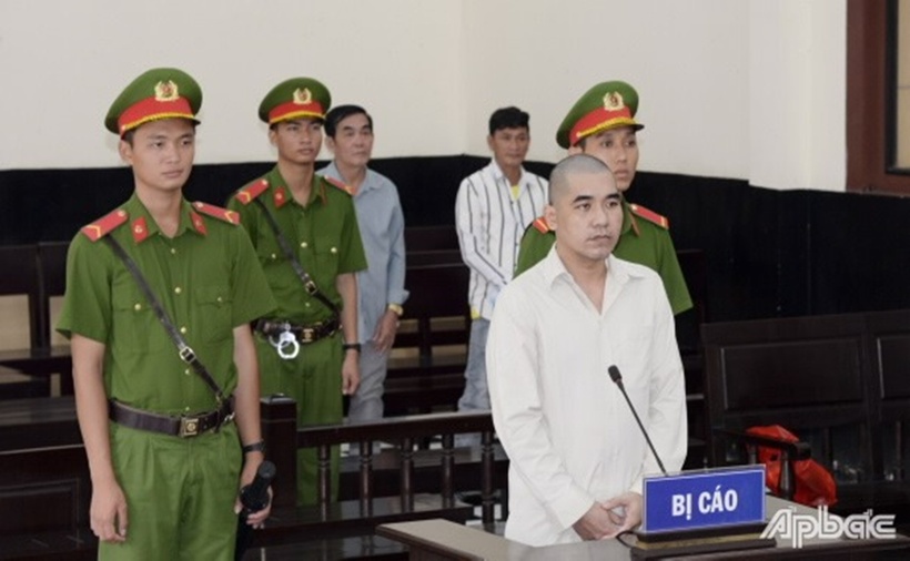 Bị cáo Tâm tại phiên tòa. (Ảnh: Báo Ấp Bắc)