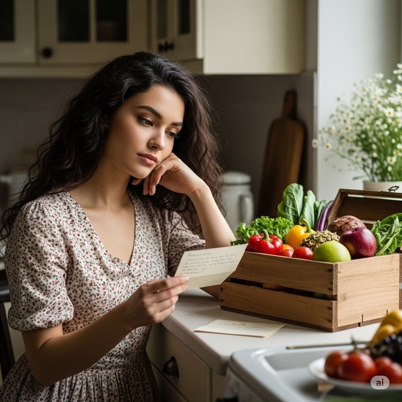 Mảnh giấy nhỏ chứa đựng cả bầu trời yêu thương... Ảnh minh họa: AI