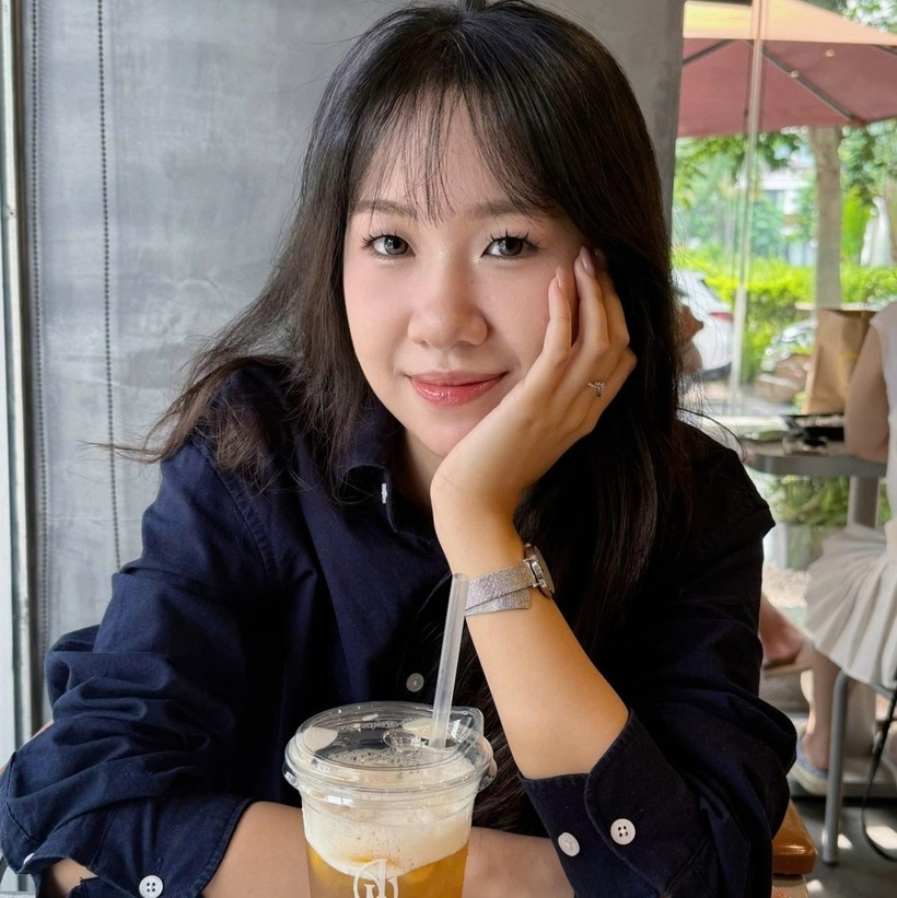 Nguyễn Hoàng Bảo Ngọc, thường được biết đến với biệt danh "Bống chè bưởi", đã xuất sắc đạt tổng điểm 34 trong kỳ thi tốt nghiệp THPT năm 2025. Ảnh: Ngôi sao