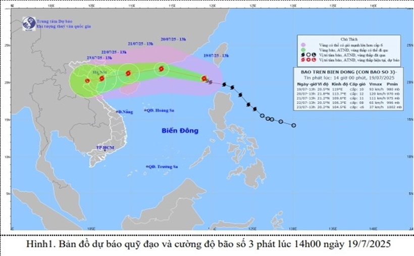 Bão WIPHA vào biển Đông, 5 tỉnh thành nào sẽ chịu tác động mạnh nhất? - 1