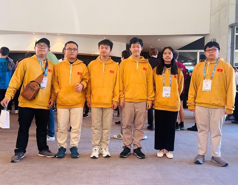 Tại kỳ thi Olympic Toán quốc tế năm 2025, cả 6 thành viên đội tuyển Việt Nam đều giành được huy chương. Ảnh: Bộ GD&ĐT