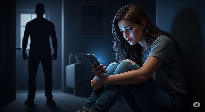 Phát hiện chồng nhắn tin với "Em gái mưa", cách anh phản ứng khiến tôi suy sụp. Ảnh minh họa: AI