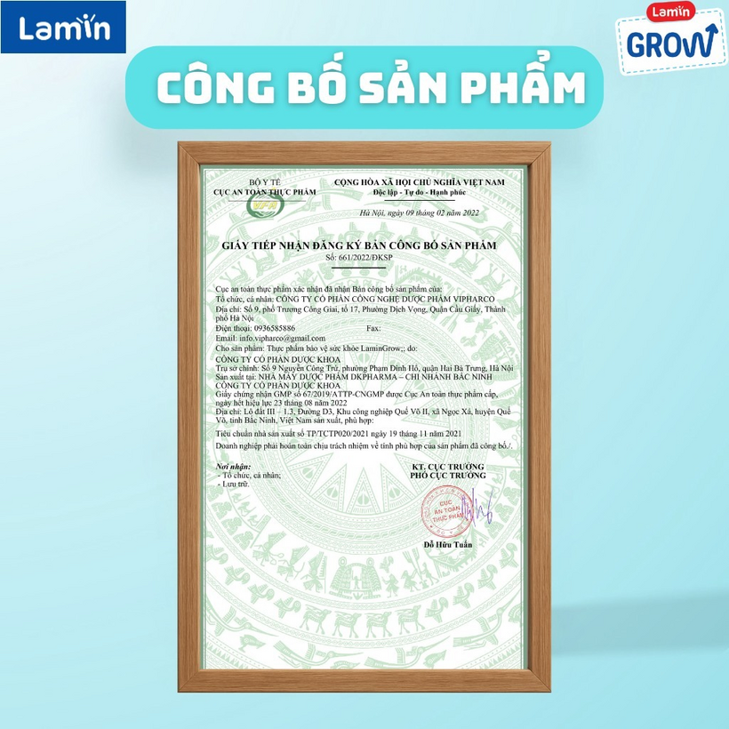 LaminGrow vượt qua kỳ sát hạch của Bộ Y tế, minh bạch kết quả kiểm định: Cam kết vì một Việt Nam khỏe mạnh - 1