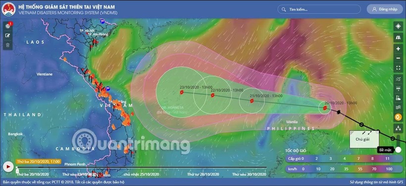 Cách xem đường đi của bão trên điện thoại, máy tính, cập nhật liên tục từng giây - 1