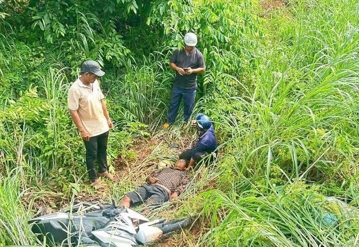 Hiện trường nơi nạn nhân được tìm thấy. (Ảnh: Tiền phong)