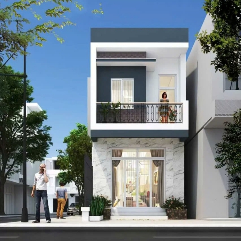 Mẫu nhà 2 tầng với chi phí xây dựng khoảng 1 tỷ - 3