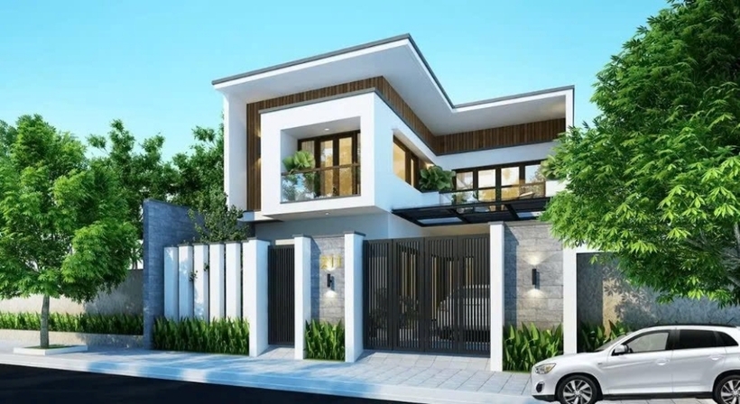 Mẫu nhà 2 tầng với chi phí xây dựng khoảng 1 tỷ - 9