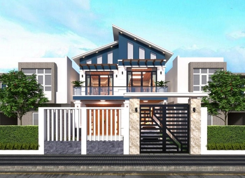 Các mẫu nhà 2 tầng đẹp giá 700 triệu - 4