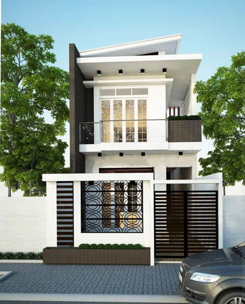 Với khoảng 700 triệu đồng, gia chủ có thể sở hữu một ngôi nhà 2 tầng đầy đủ công năng.