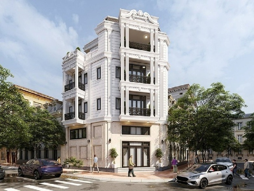 Mẫu thiết kế nhà 2 mặt tiền kinh doanh - 3