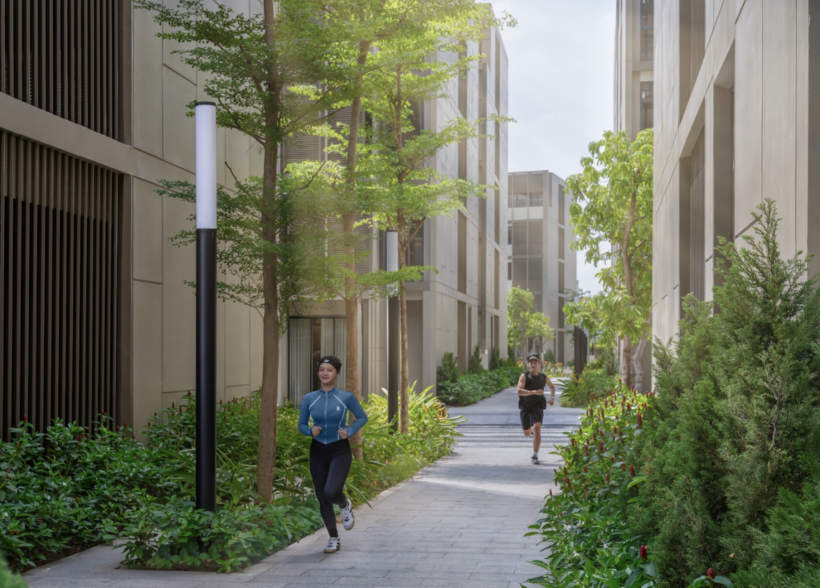 Không gian xanh thoáng mát giữa đô thị hiện đại