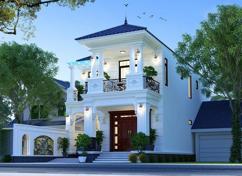 Sự kết hợp giữa kiến trúc hiện đại, độc đáo và hình khối vuông vức giúp tối đa hóa sự thoáng đãng và tiện nghi, đáp ứng hoàn hảo nhu cầu sử dụng của mọi thành viên. Ảnh minh họa.
