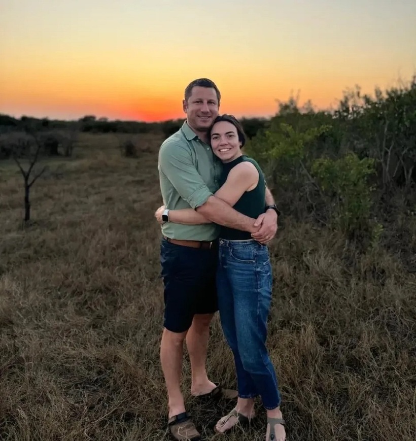 Bà La-Ida đang vô cùng đau khổ sau tai nạn thương tâm của chồng. Ảnh: The Sun