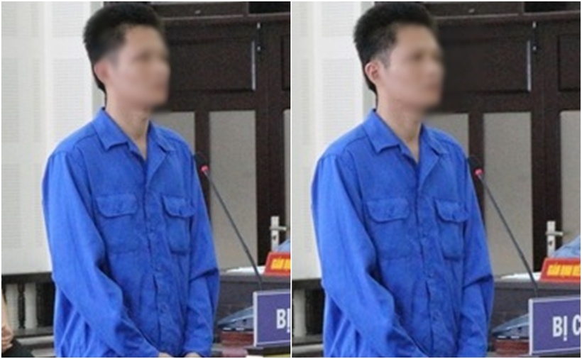 C.V.L. ghen tuông đâm vợ gây thương tích 17%. (Ảnh: Bảo vệ pháp luật)