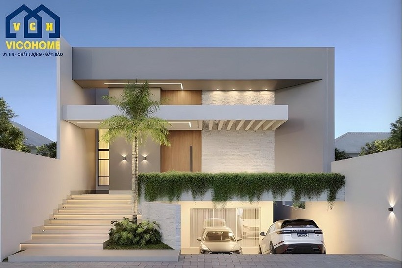 Mẫu thiết kế nhà có tầng hầm để xe đẹp - 3