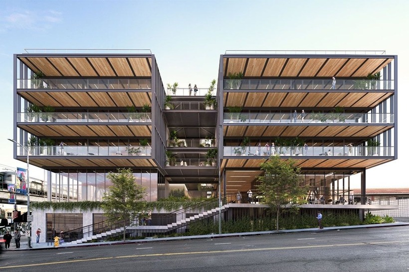 Mẫu thiết kế tòa nhà văn phòng sang trọng