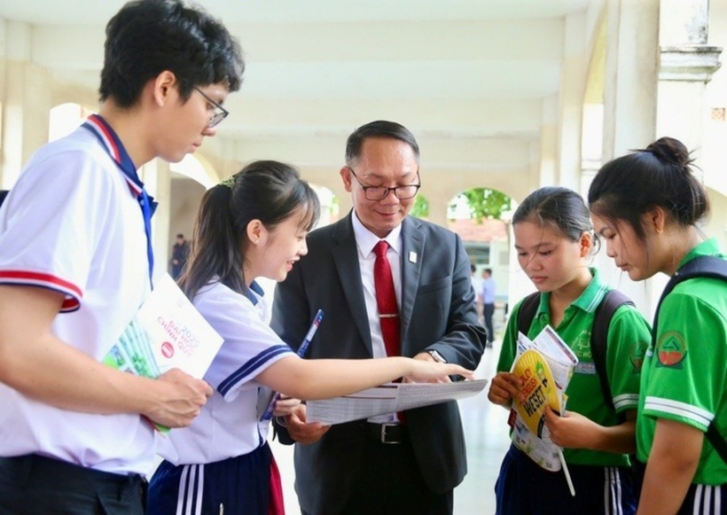 Trường Đại học Ngân hàng TP.HCM vừa công bố điểm sàn xét tuyển là 18/30 cho tất cả các ngành đào tạo trong năm nay. Ảnh minh họa.