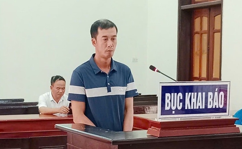Bị cáo Dư Hồng Thắng. (Ảnh: Báo Hà Tĩnh)