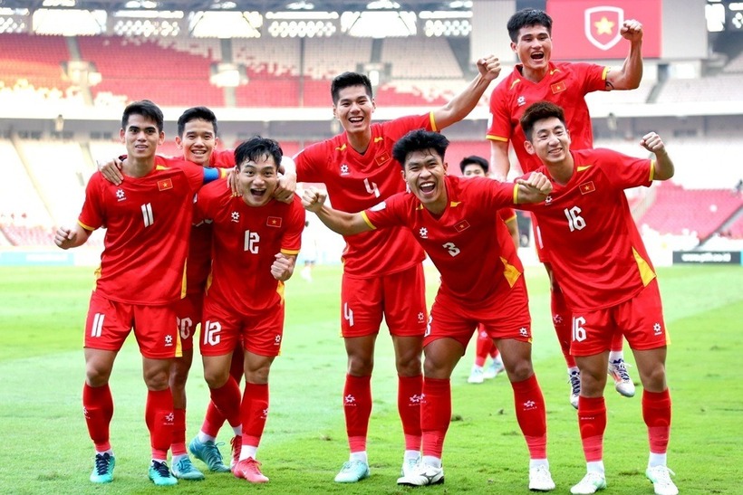 U23 Việt Nam đánh bại U23 Philippines và giành quyền vào chơi trận chung kết giải U23 Đông Nam Á 2025. Ảnh: Dân trí