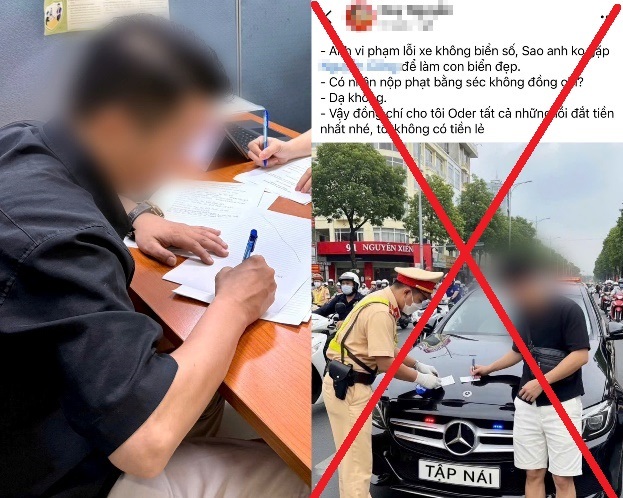 Xử phạt nam thanh niên sử dụng AI đăng tải thông tin sai sự thật về lực lượng CSGT