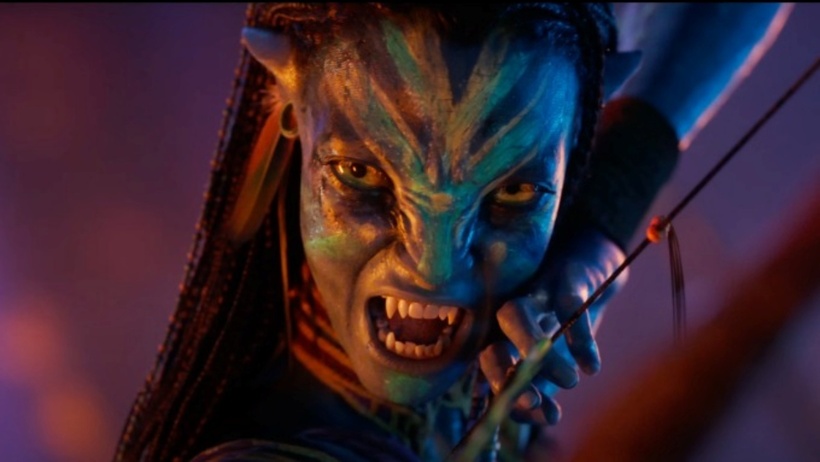 Tạo hình nhân vật Neytiri trong phần phim Avatar mới. Ảnh: Disney