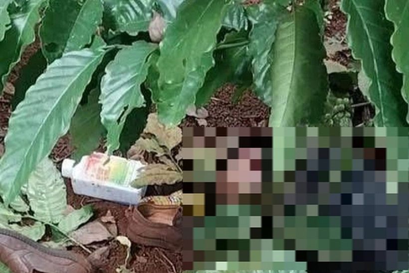 Hiện trường phát hiện ông P. Ảnh: Dân Trí