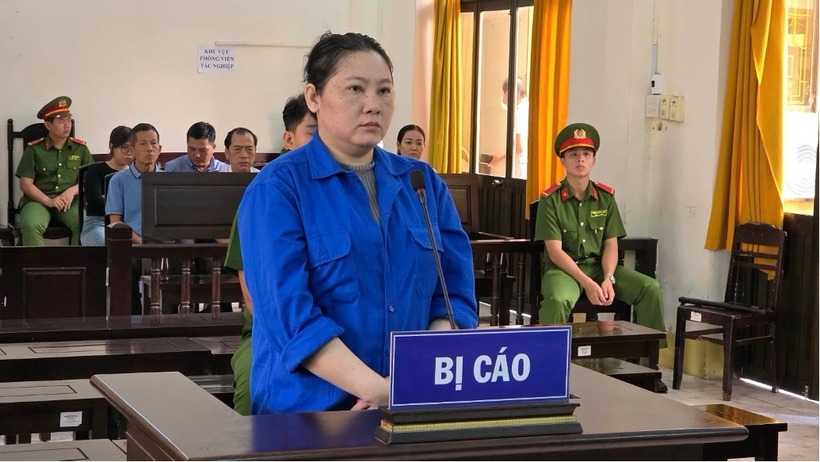 Bị cáo Bùi Thị Kim Thảo. (Ảnh: VOV)
