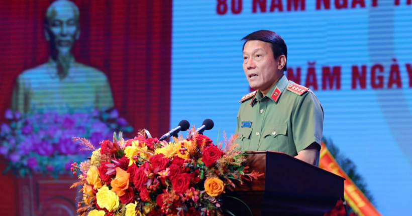 Đại tướng Lương Tam Quang, Bộ trưởng Bộ Công an (Ảnh: Nam Kiên).