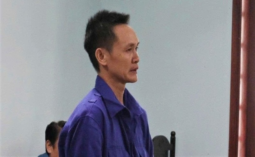 Bị cáo Nguyễn Trung Thành tại tòa. (Ảnh: Báo Nhân dân)