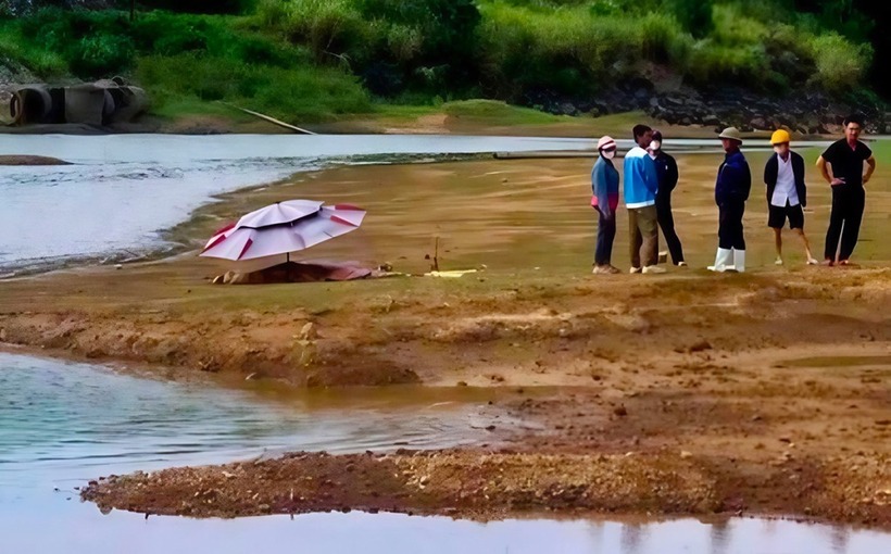 Nơi ba nữ sinh gặp nạn chiều 31/7. (Ảnh: VnExpress)