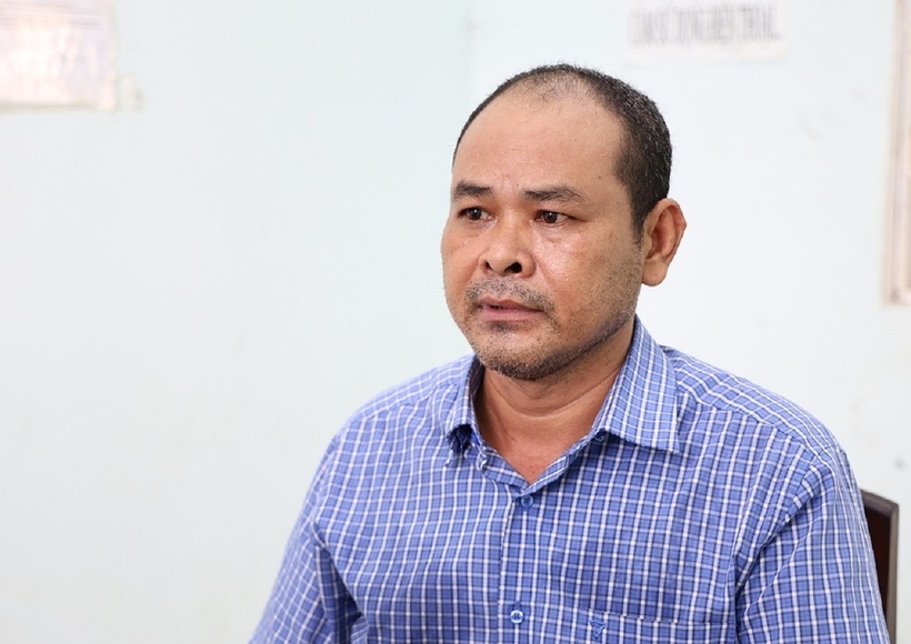 Đối tượng Danh Quanh đến công an đầu thú