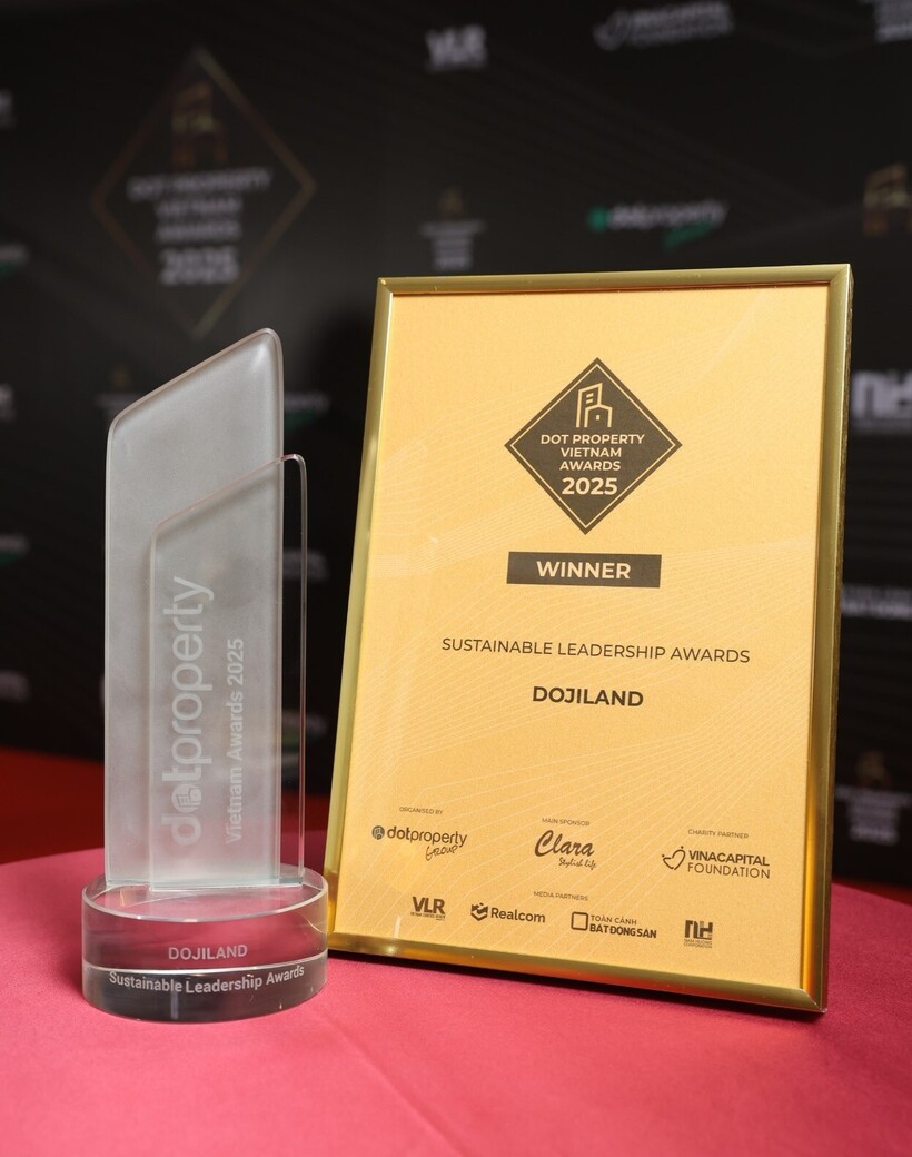 DOJILAND là Doanh nghiệp BĐS đi đầu về Phát triển bền vững tại Việt Nam 2025