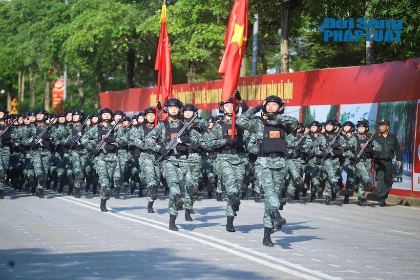 Lực lượng Công an hợp luyện: Kỷ luật thép, sẵn sàng cho lễ diễu binh, diễu hành - 12