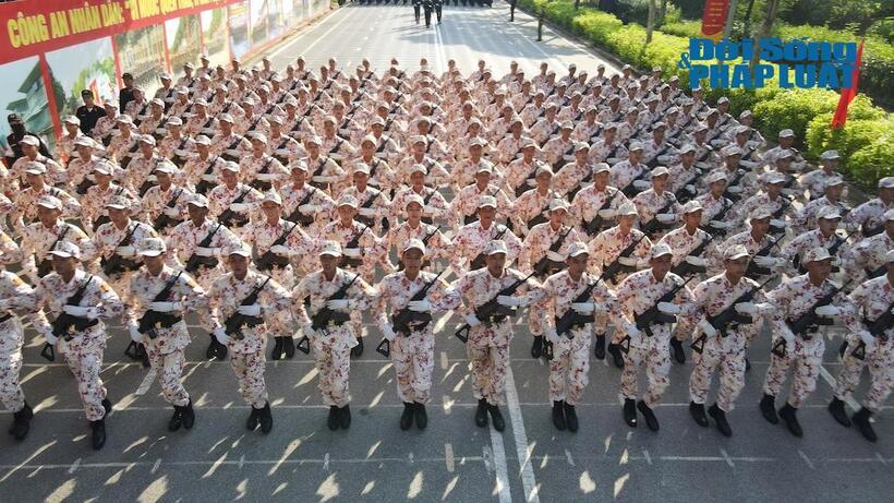 Lực lượng Công an hợp luyện: Kỷ luật thép, sẵn sàng cho lễ diễu binh, diễu hành - 5