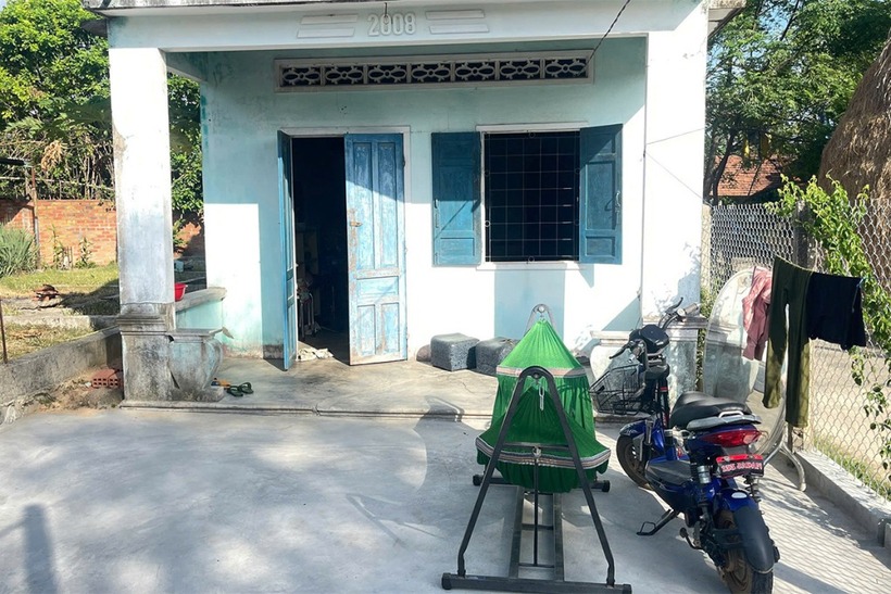 Căn nhà nơi phát hiện nạn nhân tử vong. (Ảnh: VietnamNet)