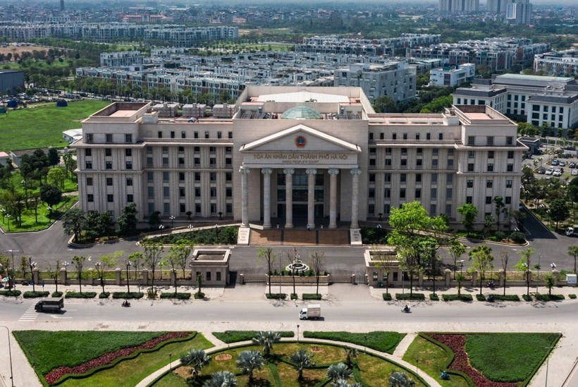 Trụ sở TAND TP.Hà Nội, nơi xét xử vụ án. (Ảnh: Dân Việt)