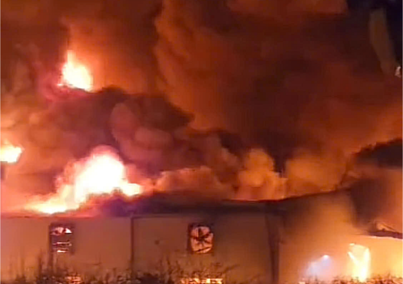 Hiện trường vụ cháy. Ảnh: VietNamNet.