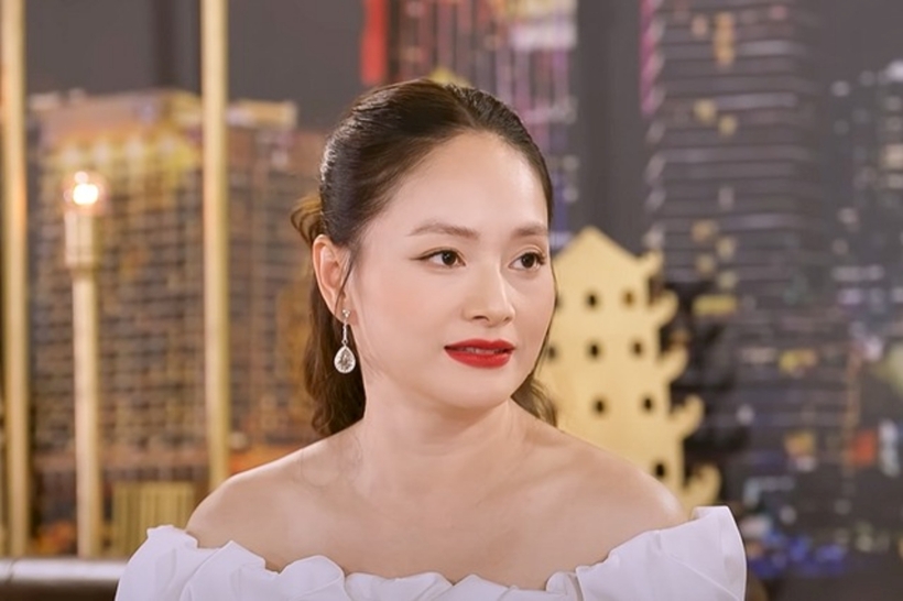 Lan Phương vừa có những chia sẻ về công việc, cuộc sống, biến cố của cuộc đời, cũng như chứng trầm cảm sau sinh. Ảnh: Thanh Niên
