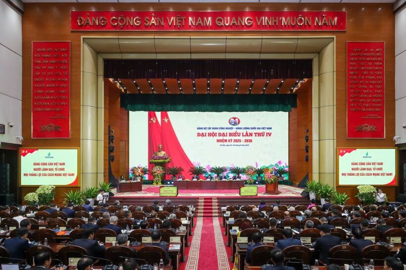 Đại hội lần thứ IV là kỳ đại hội đầu tiên mang tên gọi mới: Đảng bộ Tập đoàn Công nghiệp - Năng lượng Quốc gia Việt Nam