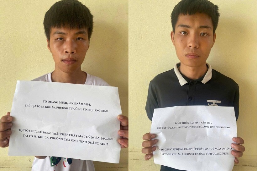 Đối tượng Tô Quang Minh và Đinh Thiên Hải