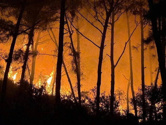 Hiện trường vụ cháy. (Ảnh: SK&ĐS)