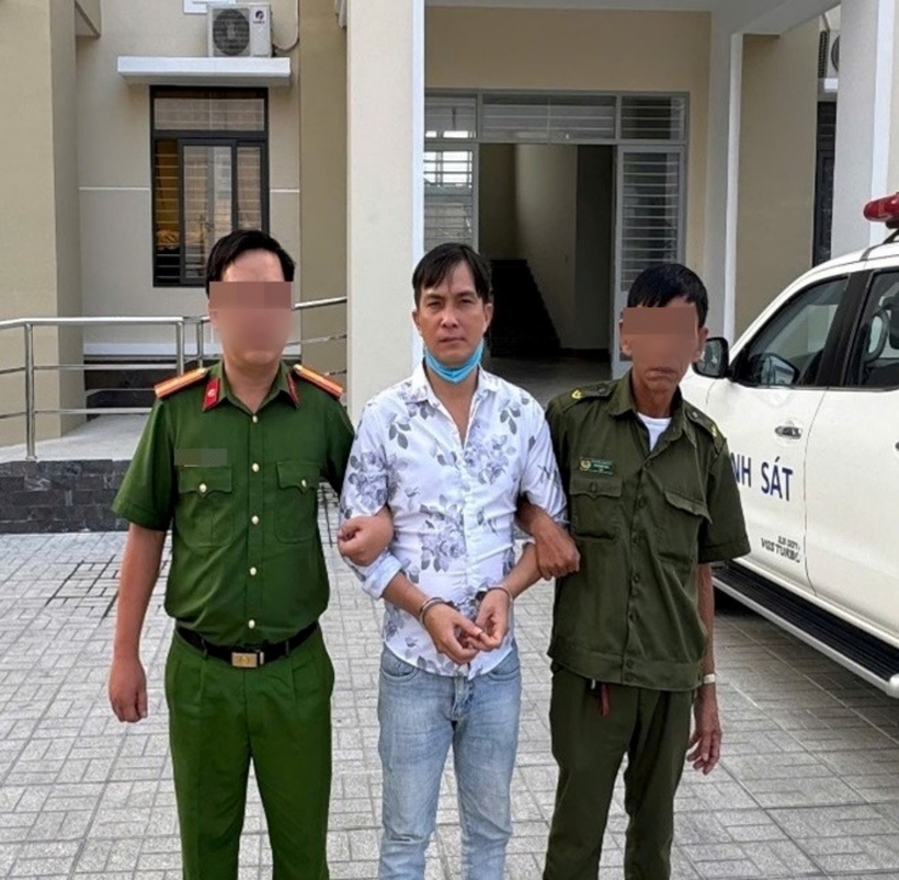 Đối tượng truy nã Nguyễn Văn Nhớ bị bắt giữ. Ảnh: Trang thông tin điện tử Công an tỉnh Tây Ninh