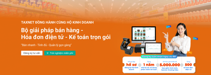 Ảnh minh họa – Bộ giải pháp bán hàng toàn diện Taxnet