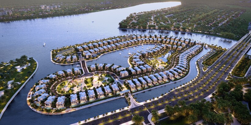 Dinh thự The Rivus tại vị trí “thủy bao” hiếm có