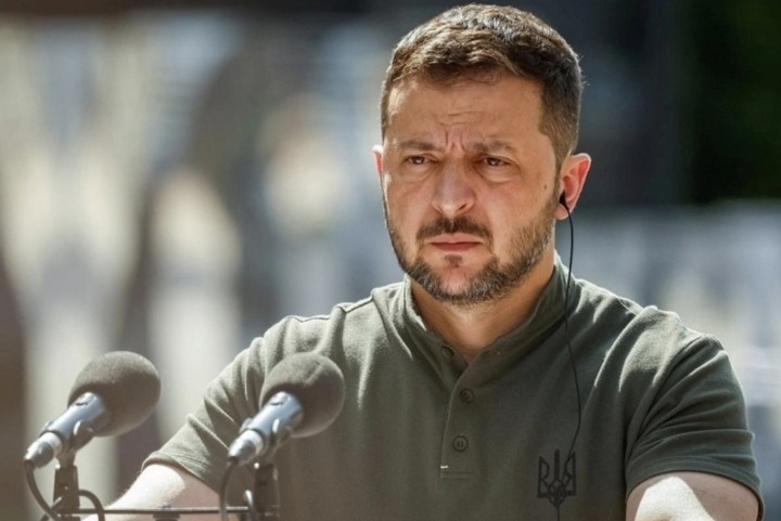 Tổng thống Ukraine Volodymyr Zelensky. Ảnh: Reuters