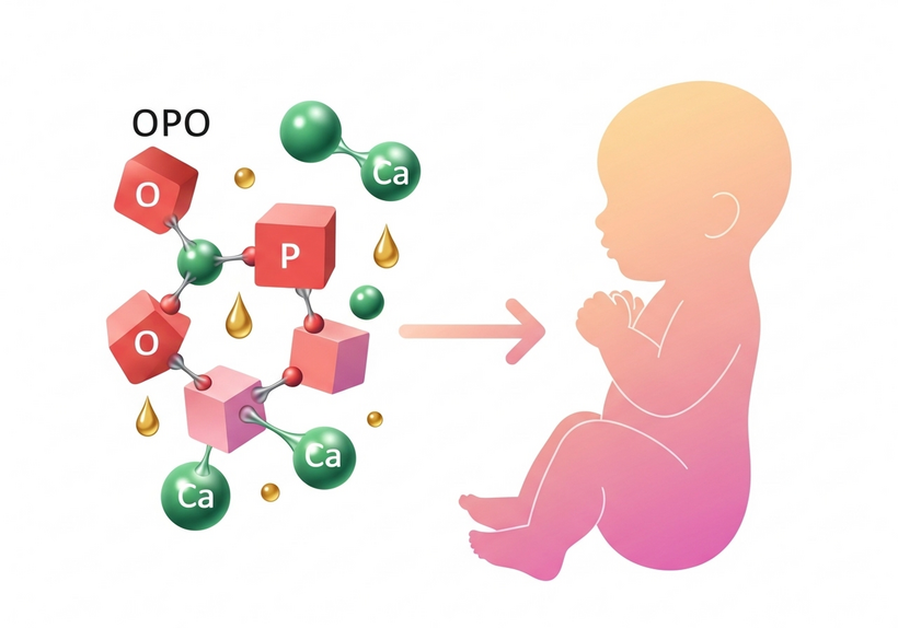 Chất béo OPO hỗ trợ hấp thu canxi và tiêu hóa cho trẻ