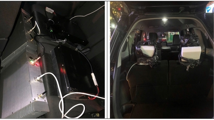 Tang vật và phương tiện đối tượng sử dụng trong vụ việc. Ảnh: VietnamPlus